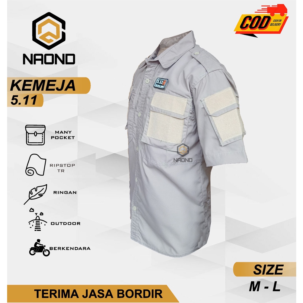 GROSIR Kemeja Tactical 511 Pendek Lapangan Pria Tactical