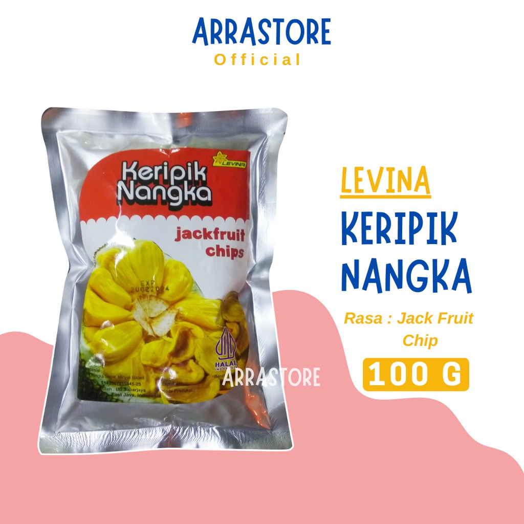 

Keripik Nangka LEVINA Kualitas Super - Wangi Renyah Manis