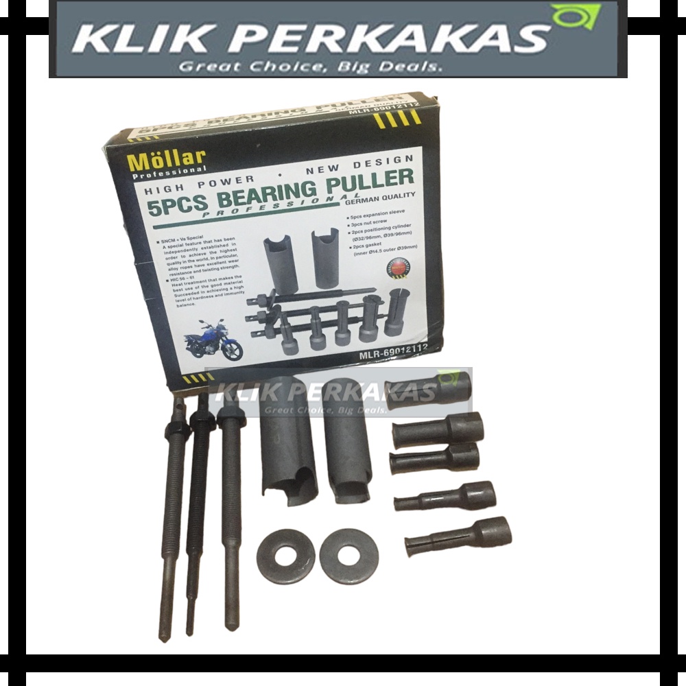 MOLLAR TREKER BEARING PULLER SET 8 PCS DISASSEMBLER TARIK LAKER CVT