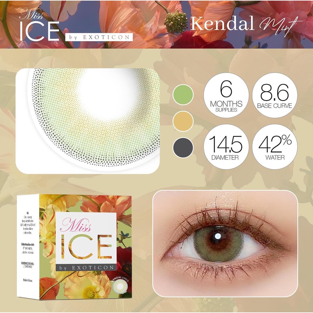 PROMO!!SOFTLENS MISS ICE BY EXOTICON FREE PENJEPIT SOFTLENS(NORMAL)