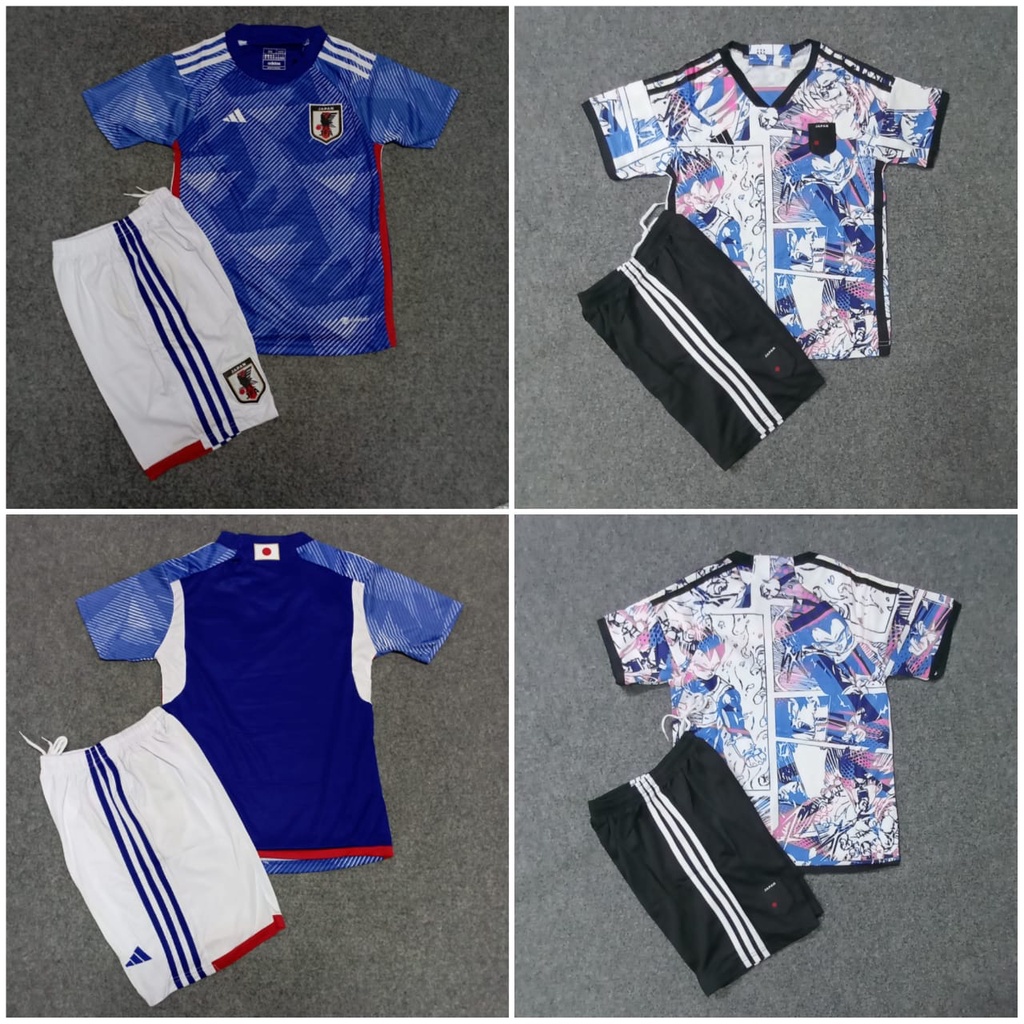 Jersey Import Japan Junior / Setelan Bola Anak Jepang / Baju Celana SepakBola / Setelan Anak Jepang / Jersey Bola Piala Dunia / Kaos Anak Bola / Sport Collection Jakarta