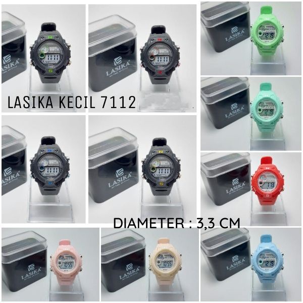 LASIKA NEW Jam Tangan Anak TK SD SMP Anti Air Bisa Berenang Free Box