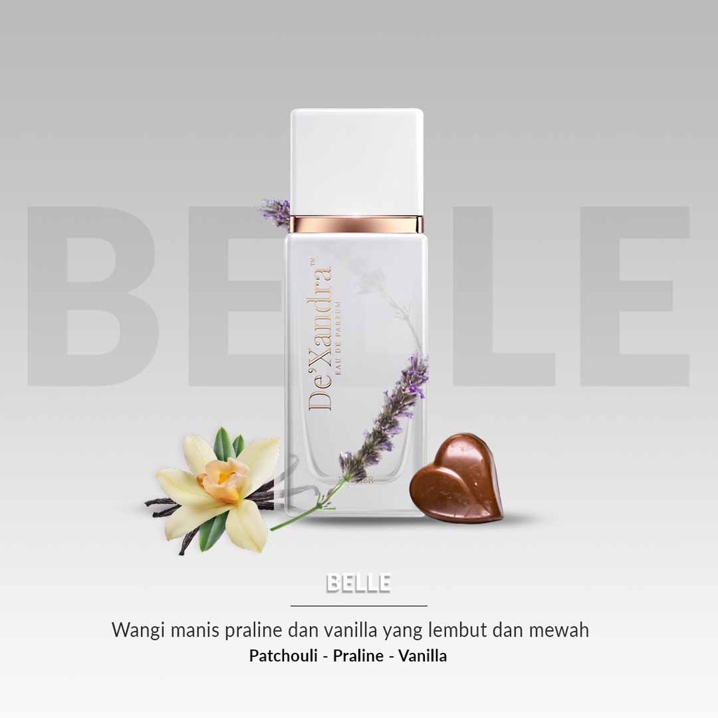 Dexandra 35 Belle Parfum Wanita Sweet Minyak Wangi Tahan Lama Original Eau De Parfume 35ml