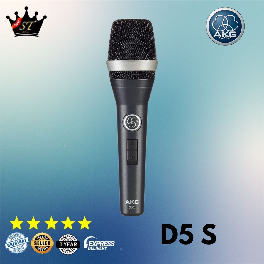 AKG D5S D5-S D-5S Mic Dynamic Microphone Kabel Switch Saklar Original