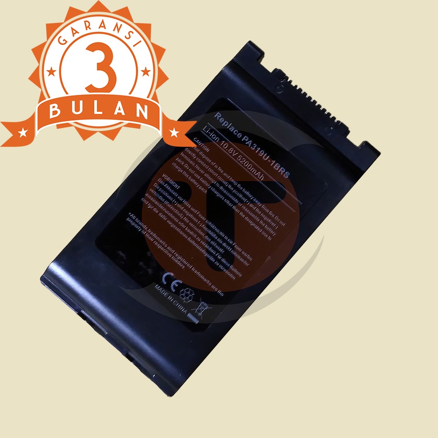 Baterai Toshiba Portege M200 M205 M780 PA3191U (6CELL) OEM Black