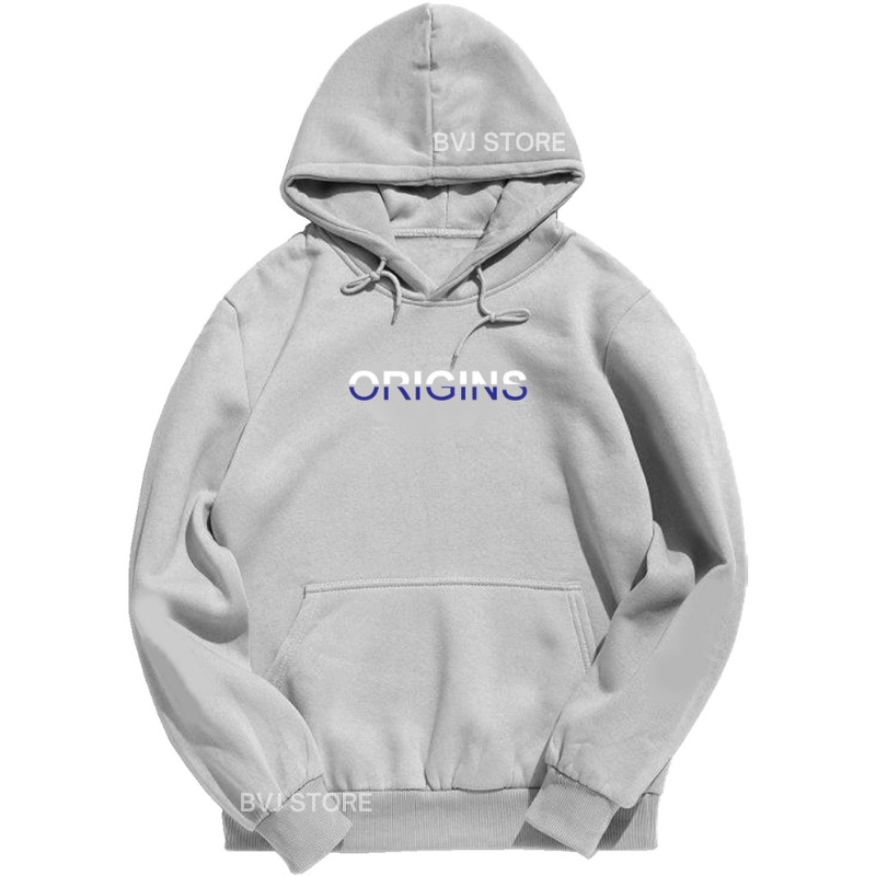 Sweater Hoodie Origins L xl XXL tebal brand Polos aesthetic hudie Pria Wanita Premium Distro TERBARU
