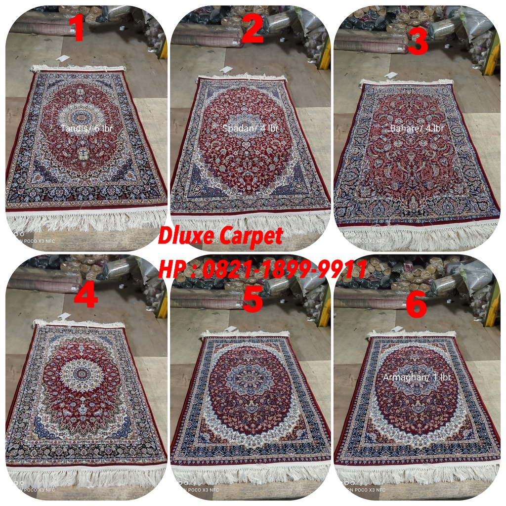 [DLUXE CARPET] KARPET PERMADANI IRAN UK. 200 X 300