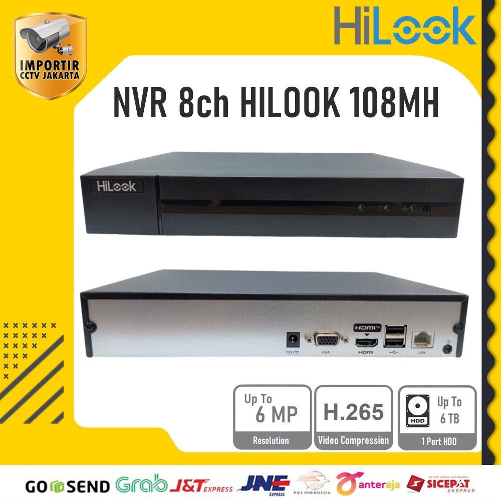 NVR 8ch HILOOK By Hikvision 108MH