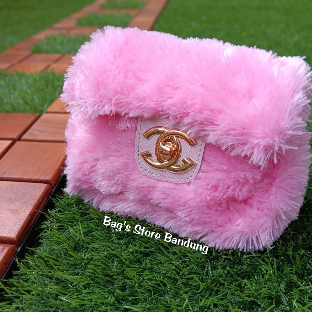 Tas Selempang Anak Wanita/ Fashion CC Bulu