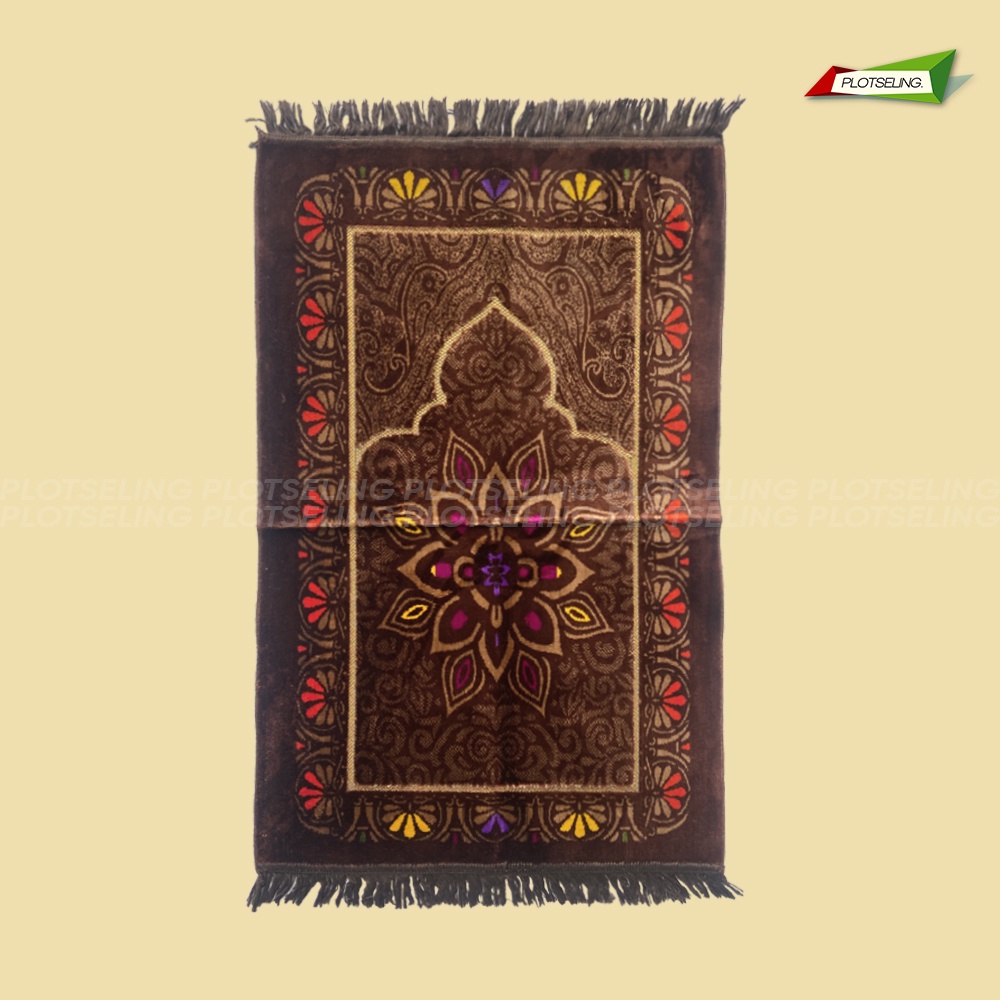 Sajadah Turkey Besar ARBAIN ULTRA SPIEGEL Ukuran 70 x 110 cm Sejadah Dewasa Ibadah Hari Raya Sajadah Turki Tebal Motif Sejadah Peralatan Sholat Muslim