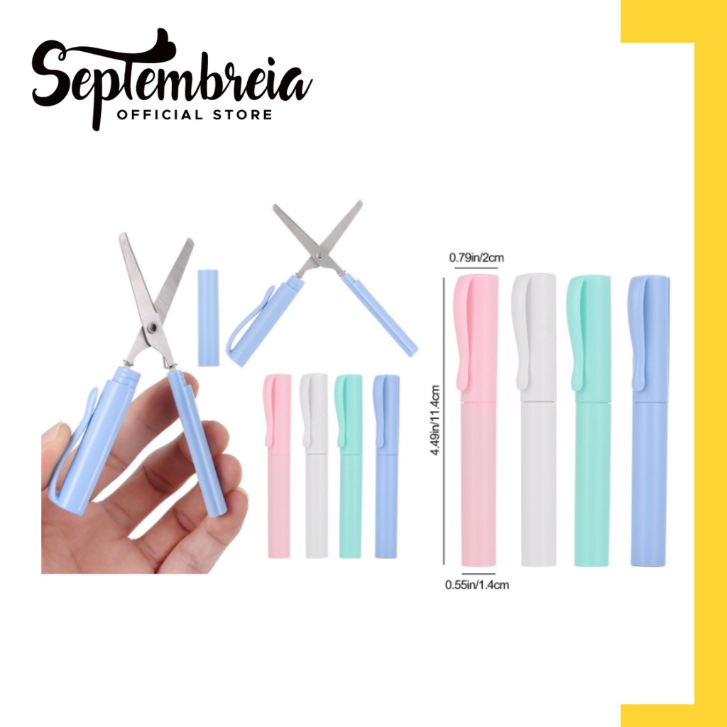 

Gunting Kertas Bentuk Pulpen Gunting Portable Multifungsi Gunting Model Pulpen
