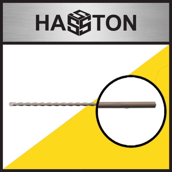 Mata Bor Beton 8mm PANJANG 12&quot; 0242-080 HASSTON PROHEX / Mansonry Bit 8mmx12&quot; 0242 080 HASSTON PROHEX