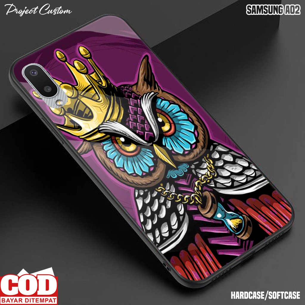 Case SAMSUNG A02 - Casing Hp SAMSUNG A02 Terbaru [ OWL-03 ] Softcase Hp Samsung A02 - Silikon Hp - K