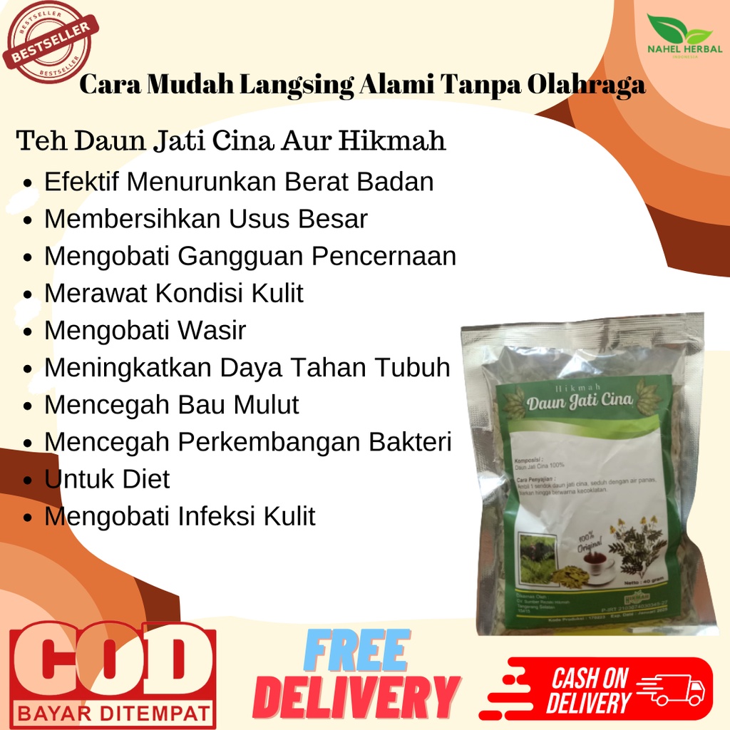 Obat Diet Ampuh Dalam 1 Minggu 1-16 Kg Bpom Tanpa Olahraga Teh Daun Jati Cina Hikmah - Minuman Langs