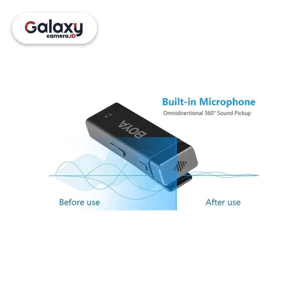 BOYA BY-W4 Ultracompact 4-Channel Wireless Microphone Garansi Resmi