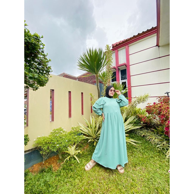 Gamis Sultan Crinkle Premium Maxi Dress