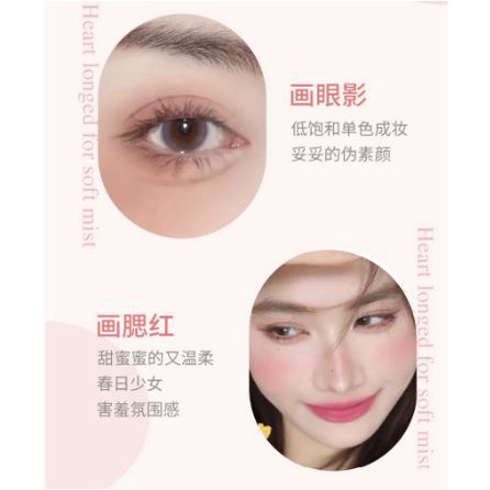 Blush On Matte Shimmer Cheek Make Up Hisyi / Blusher Pemerah Pipi Soft Pigment