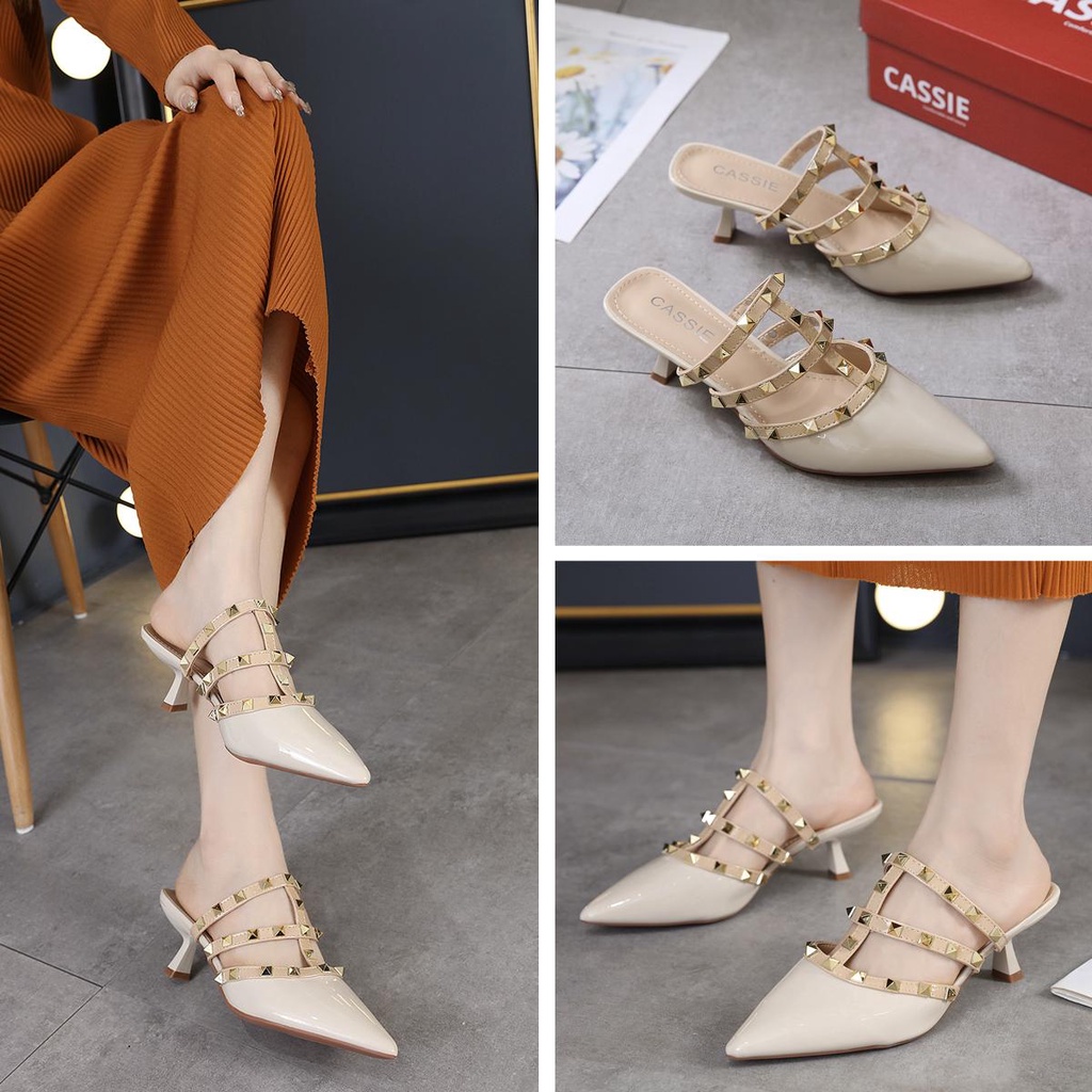 GSW High Heels wanita import sepatu heels wanita ( EV01 ) Heels kondangan wanita sepatu kerja wanita