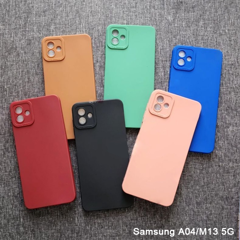 Softcase Samsung A04 Samsung M13 5G Case 3D Pro Camera Gel Silika Casing