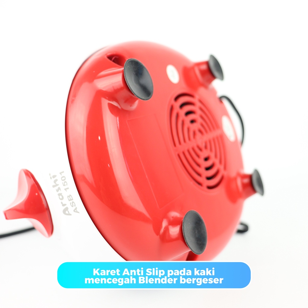 Blender ASB 1501 Pelumat Blender Dengan 3Kecepatan Arashi