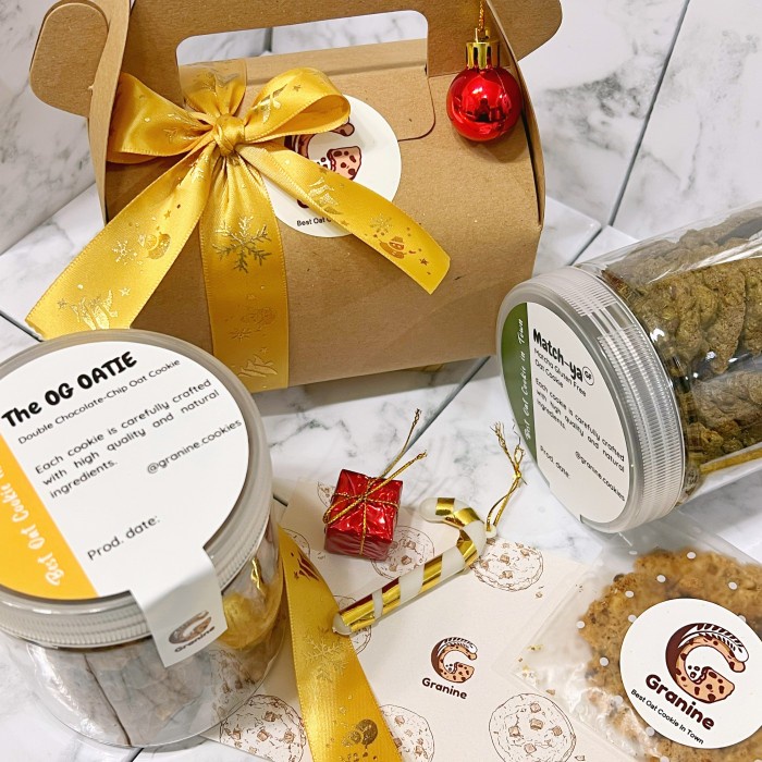 

✨NEW✨ -Christmas Hampers Cookies - Hadiah Parcel Natal Kue Kering by Granine - Santa Set- 1.1.23