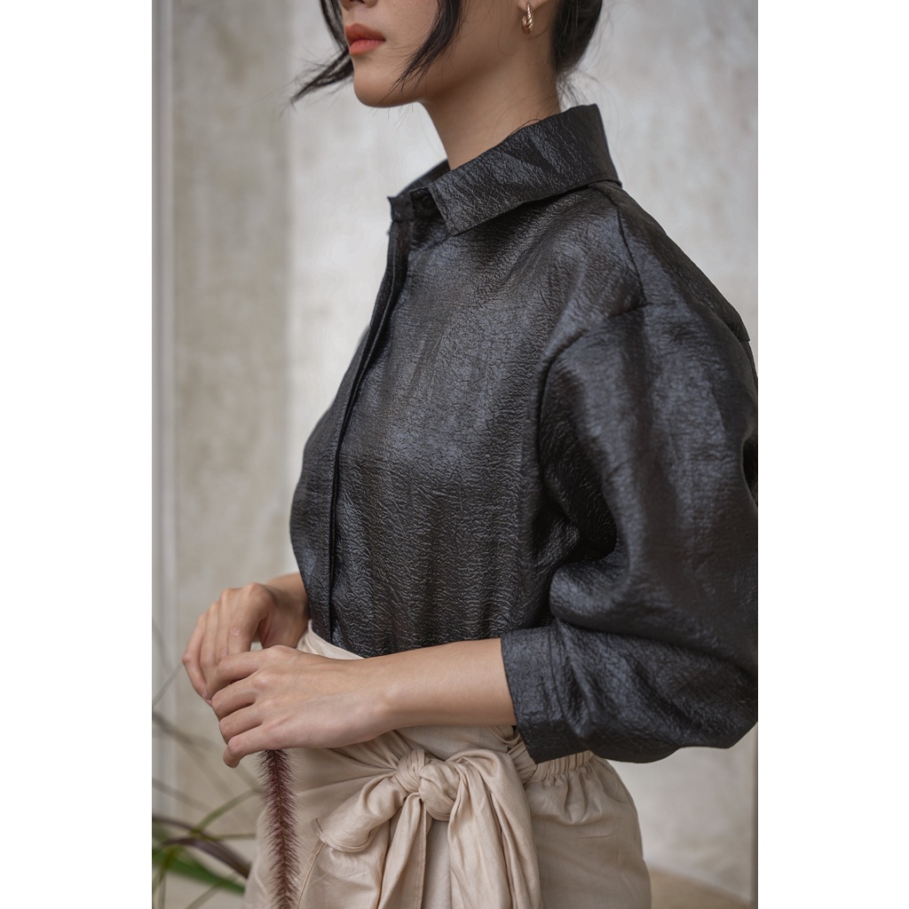 KOOZEE - CHAVA ORGANZA SHIRT  - SHIRT WANITA