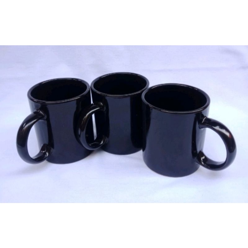 Mug Hitam Polos SNI