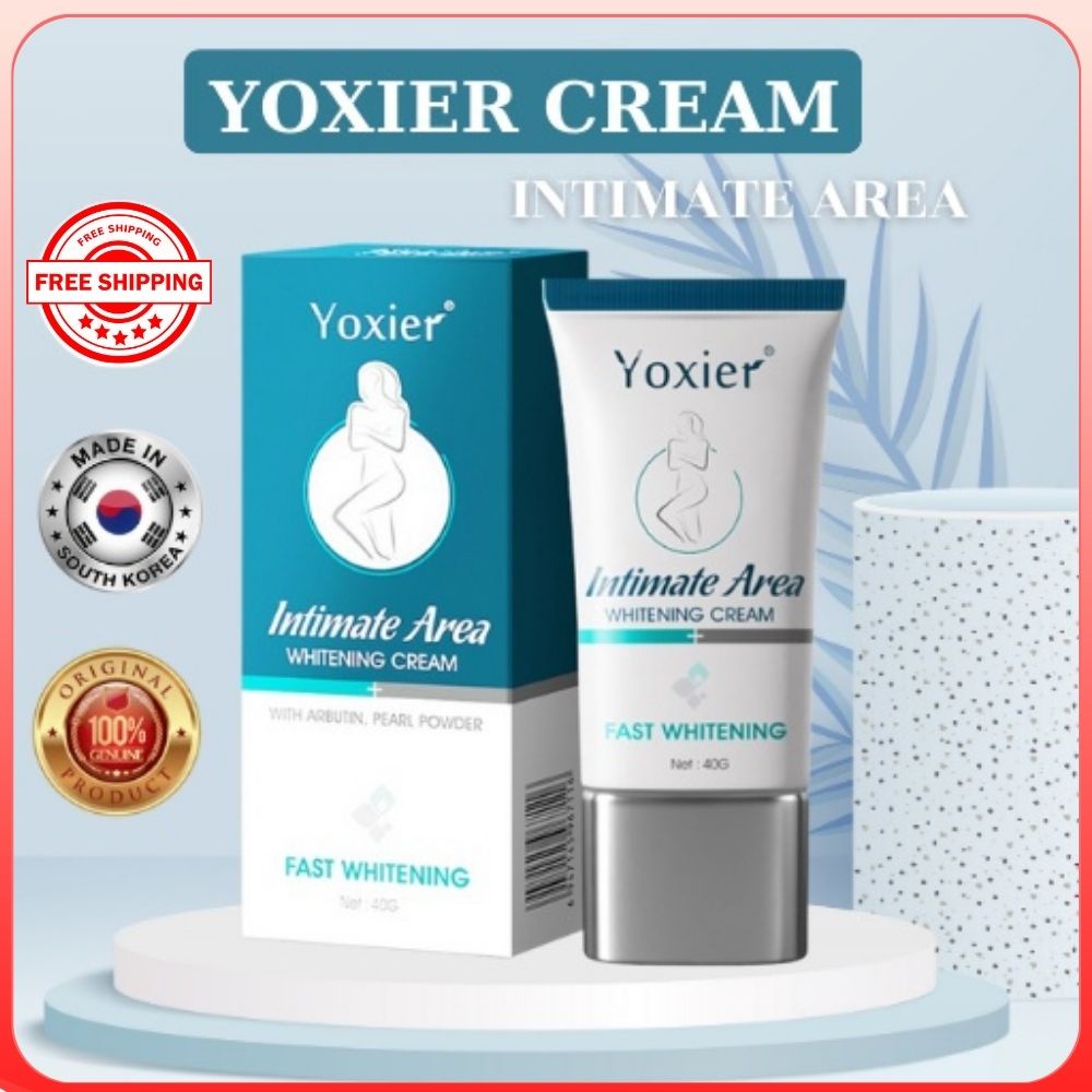 YOXIER WHITENING CREAM Krim pemutih badan area intim dark knees and elbows strong whitening cream ce