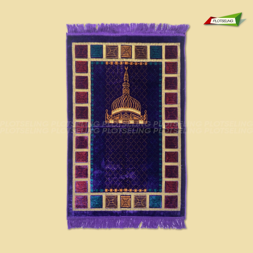 Sejadah Turkey Besar Dewasa AZAD HARMONY Ukuran 68 x 110 cm Sajadah Traveling Motif Sholat Hari Raya Sajadah Haji Umroh