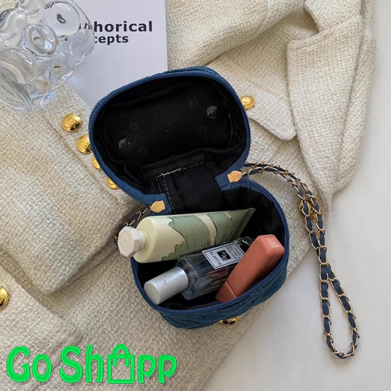 Tas Selempang Bahu Wanita Mini Jeans Import Fashion Korea Terbaru - Sling Bag Wanita Lucu Kekinian TB08