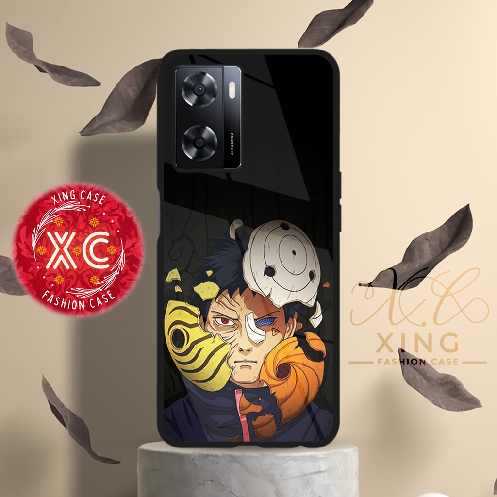 |AN08| XING CASE OPPO A57 A77 A77S 4G GLOSSY KILAU EFEK KACA | CASE HP CUSTOM SOFTCASE HARDCASE | CA