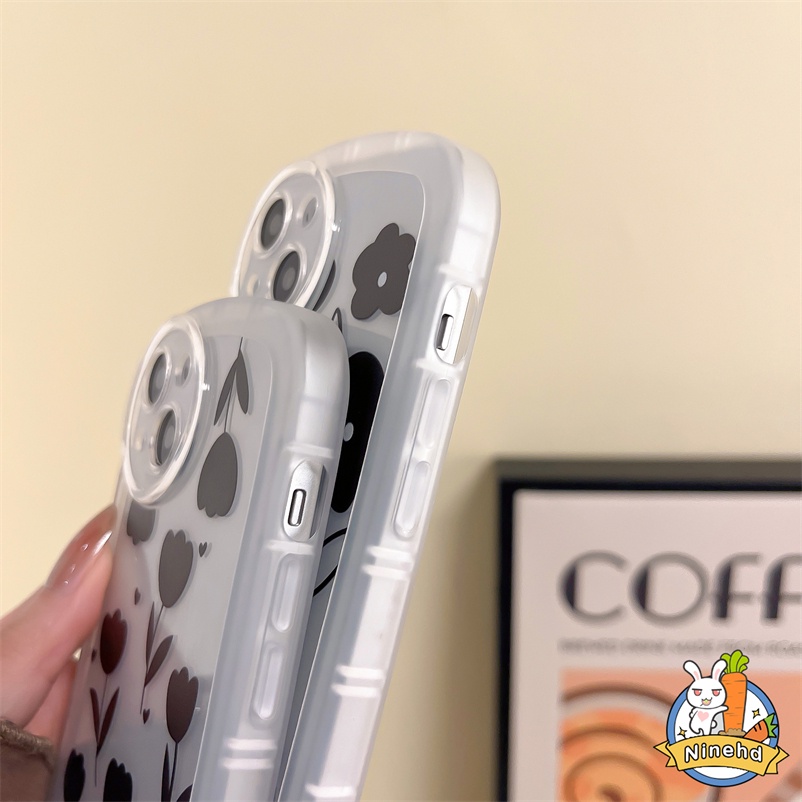 Soft Case Silikon Motif Lukisan Minyak Bunga Untuk Compatible for iPhone 14 13 12 11 Pro Max X XR XS Max SE 2020 iPhone 7Plus 8Plus 8 7 6 6s Plus Flower Oil Painting Simple Phone Case Soft Silicone All-inclusive Shockproof Phone Cover