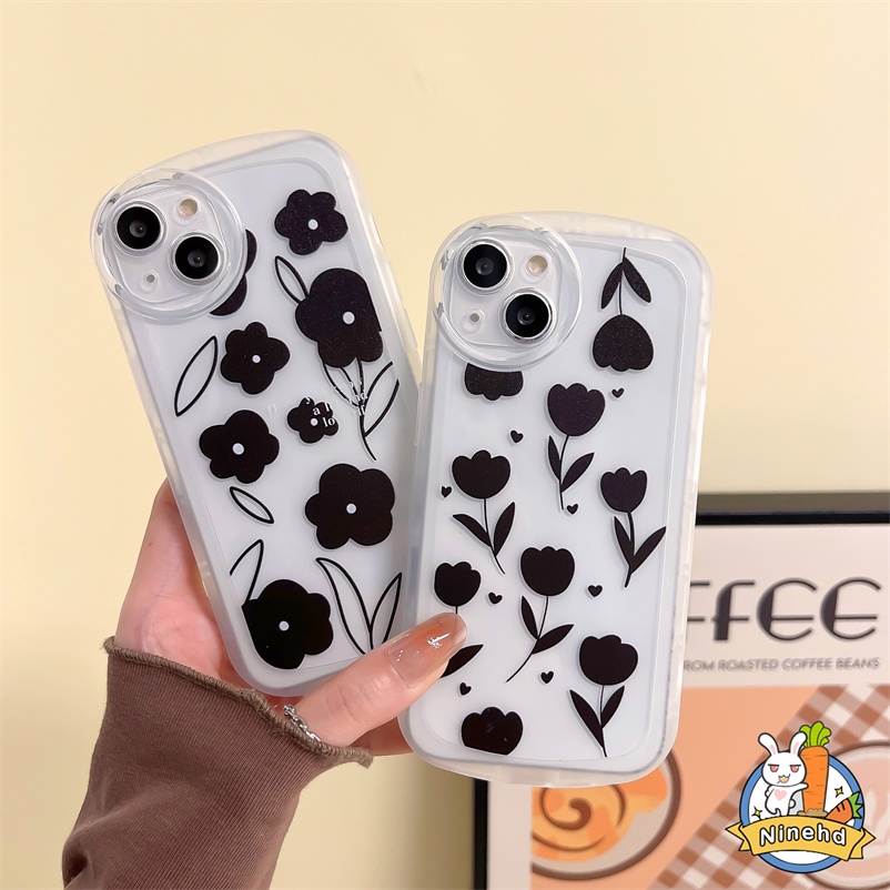 Soft Case Silikon Motif Lukisan Minyak Bunga Untuk Compatible for iPhone 14 13 12 11 Pro Max X XR XS Max SE 2020 iPhone 7Plus 8Plus 8 7 6 6s Plus Flower Oil Painting Simple Phone Case Soft Silicone All-inclusive Shockproof Phone Cover
