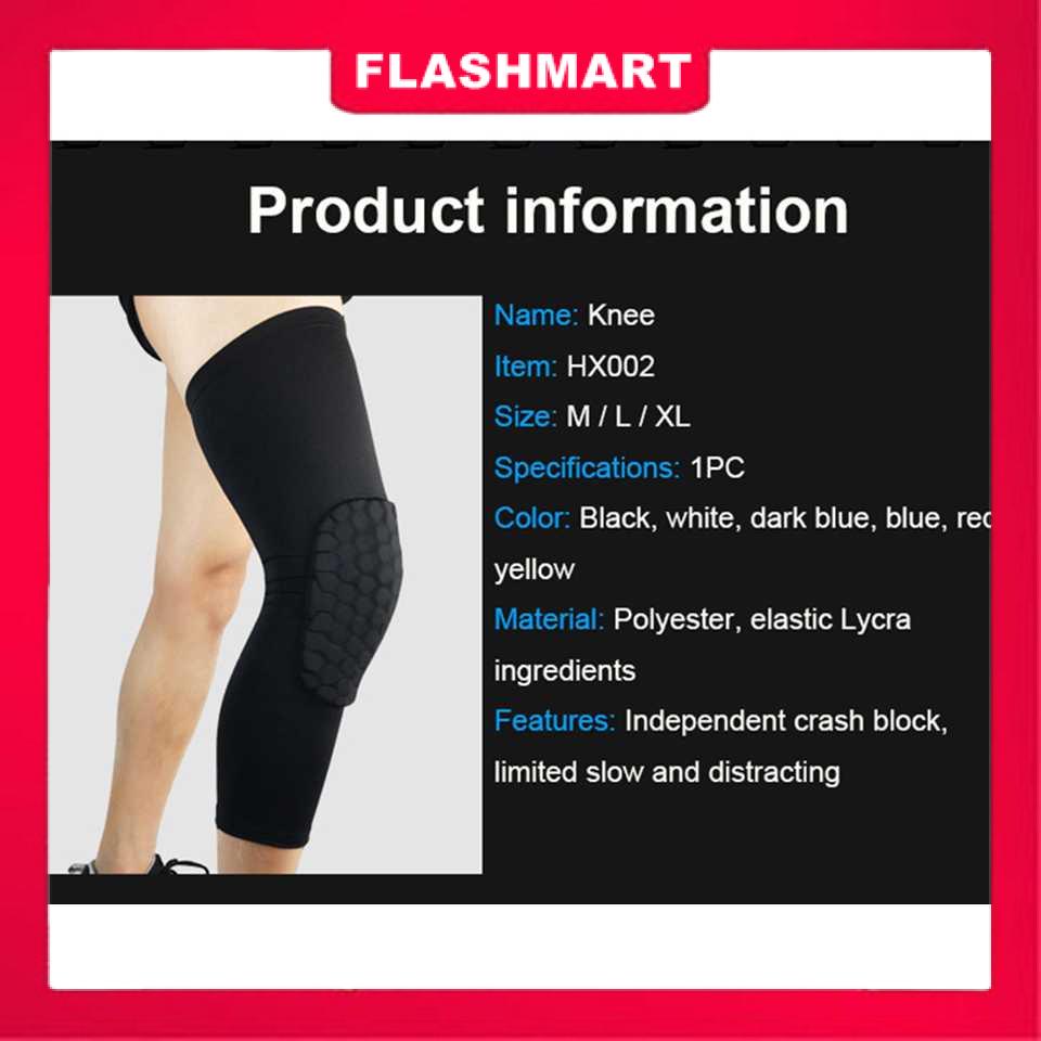 Murah Lebay Flashmart Pelindung Lutut Knee Support Pad Braces Olahraga - HX002