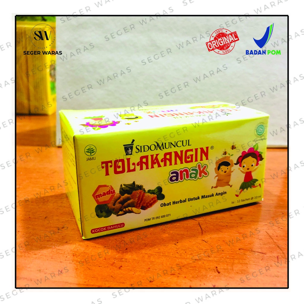 

TOLAK ANGIN Anak (1 dus isi 12 sachet) sirup herbal anak untuk masuk angin