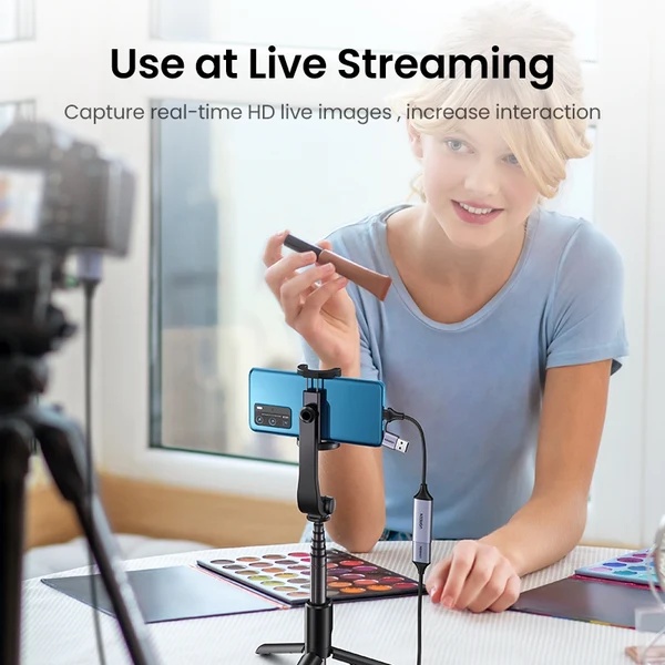 UGREEN Video Capture Card HDMI HD 4K 60Hz Mac Windows Android