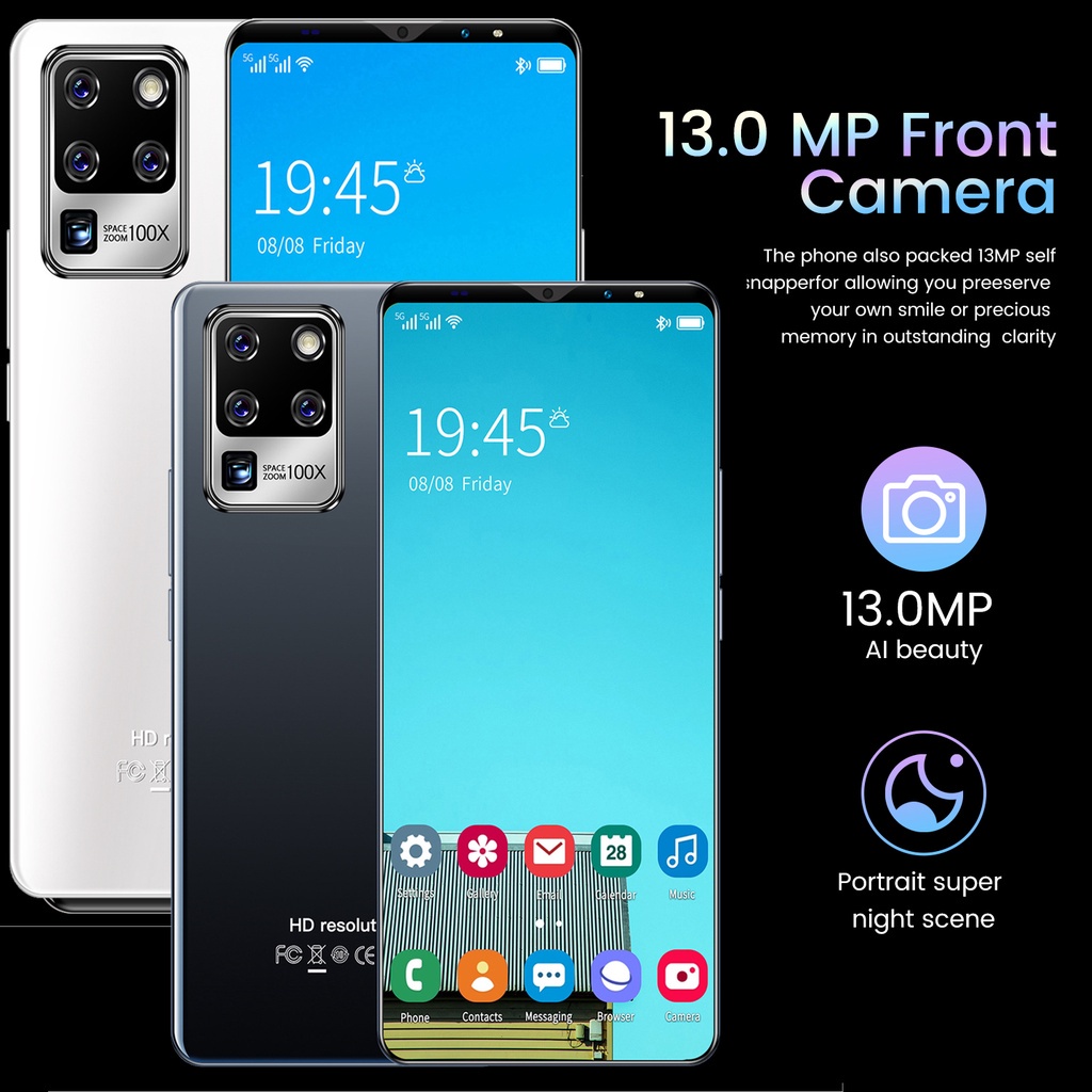 Handphone Murah Galaxy S30 Ultra 12/128GB HP androit termurah Promo Cuci Gudang Android Ponsel Baru Original 6.4Inci 4G/5G HD Screen Mobile Phone