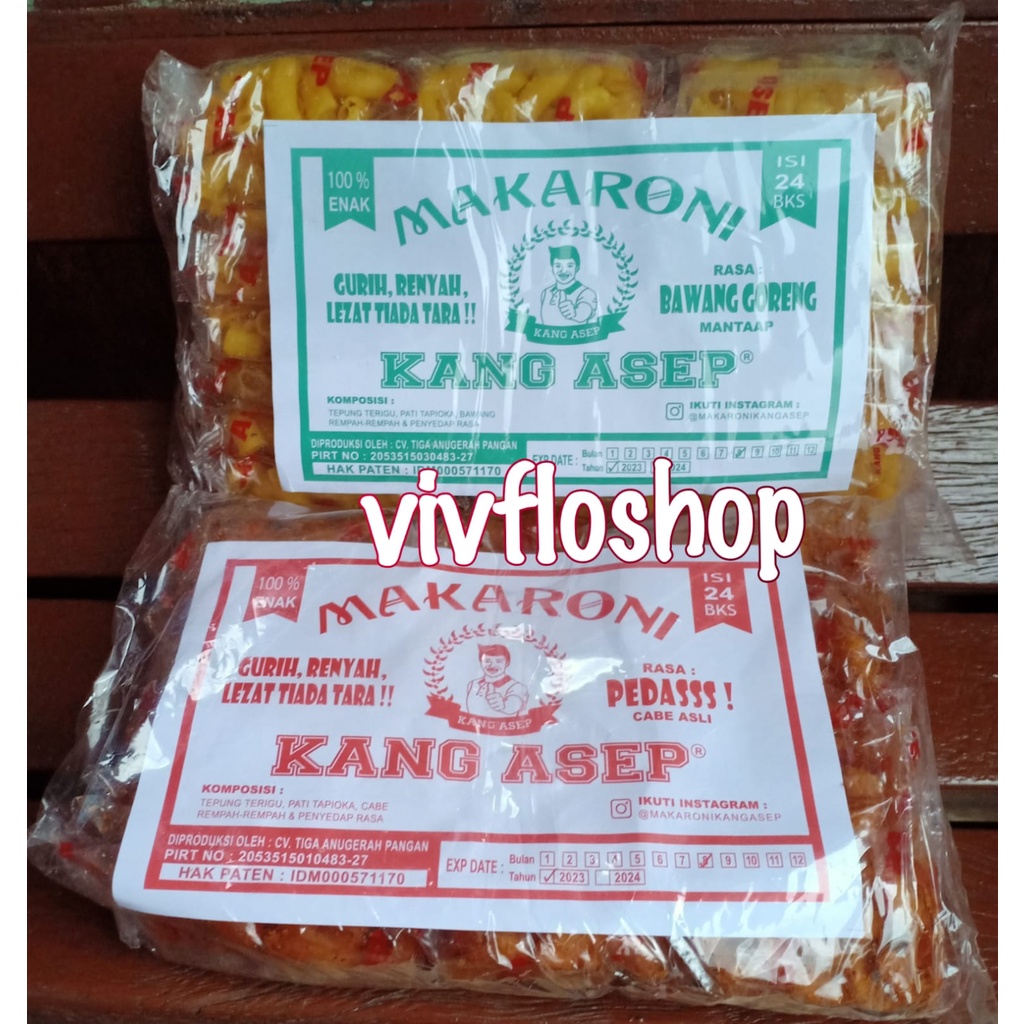 

Macaroni Asep Pedas & Gurih / Makaroni Asep (isi 24)