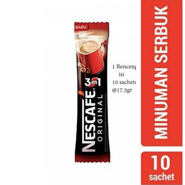 

[Terkece Se-RI] KOPI NESCAFE ORIGINAL 3 IN 1 SACHET / NESCAFE STIK MURAH