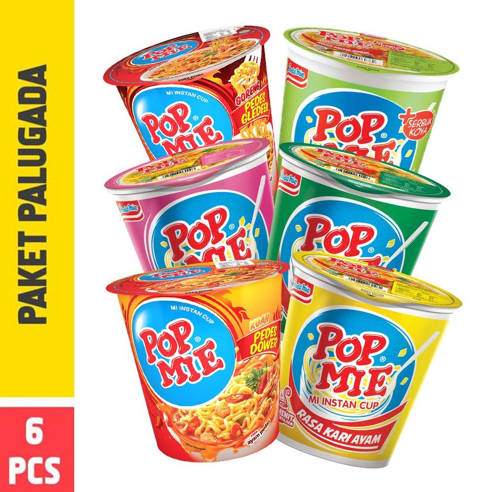 

✔✔SALE✔✔ Pop Mie Paket PaLuGaDa 6pcs 450gr