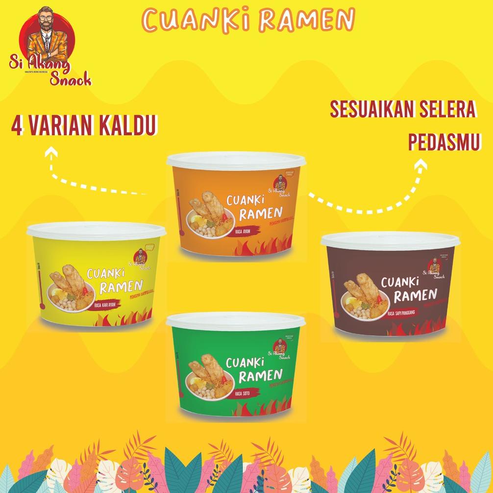 

Terbaru 3.3 CUANKI RAMEN INSTAN BY SI AKANG SNACK LAKOCA KYLAFOOD SEHOT GEPREK MANTAP JIWA BAPPER ENTIN RAOS