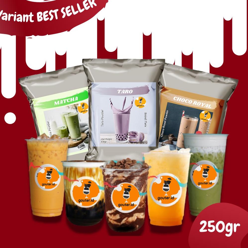 

>V44859) BUBUK MINUMAN RASA 250GR MINUMAN INSTAN / SERBUK MINUMAN ANEKA RASA / BUBUK MINUMAN KEKINIAN INSTAN