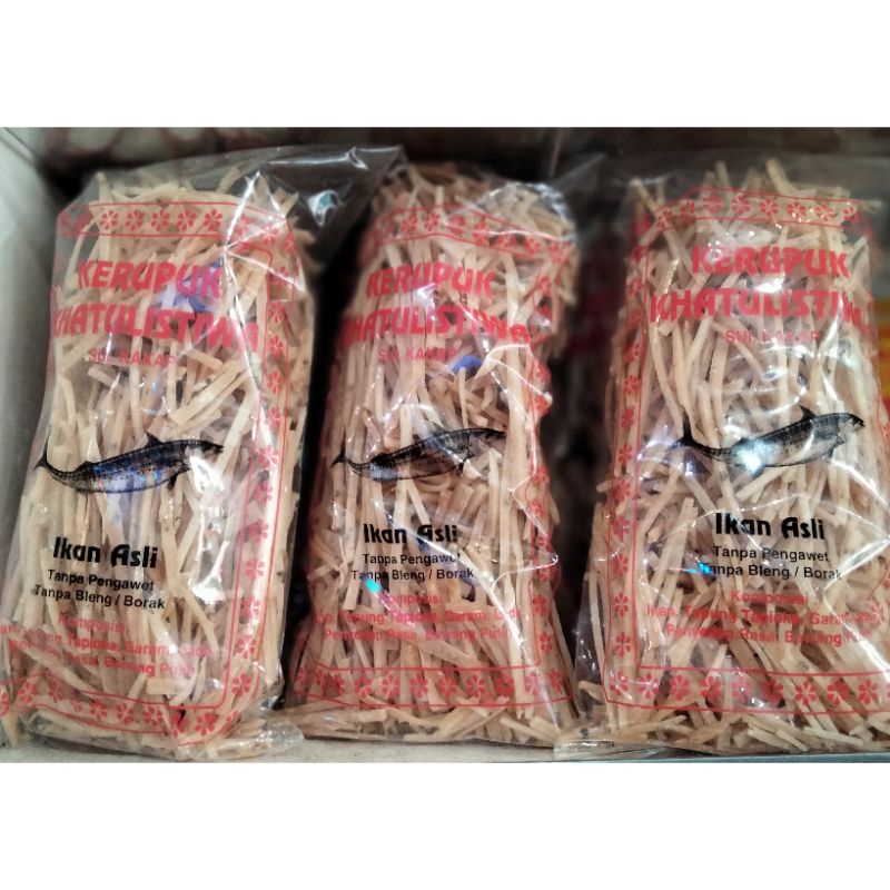 

Kerupuk Khatulistiwa / Kerupuk Ikan Tenggiri / Krupuk Ikan Tengiri / Kerupuk Ikan Pontianak / Oleh Oleh Khas Pontianak
