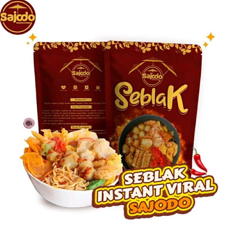 

【F⚡ASH SALE✅】 Seblak Instan Viral Sajodo Snack