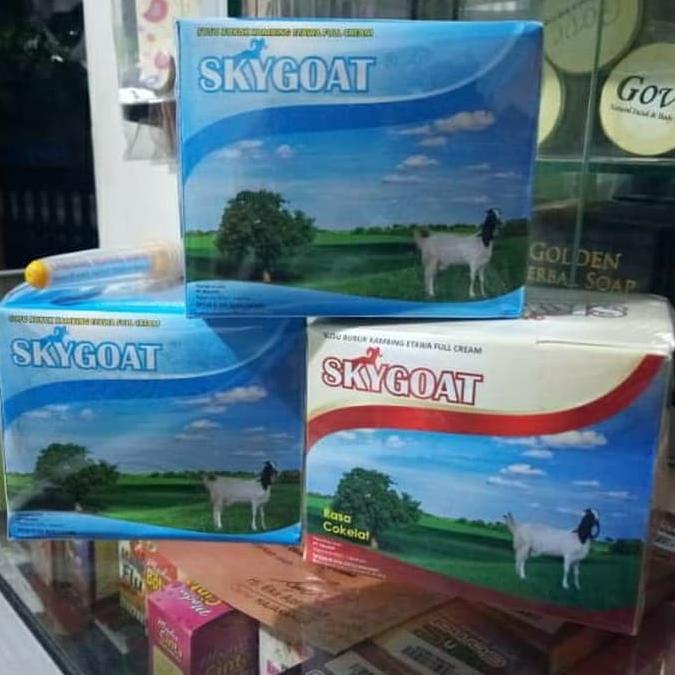 

>D2289) ⭐⭐⭐⭐⭐ SKYGOAT Susu Kambing Etawa MURNI Original BPOM SKY GOAT COKLAT VANILA