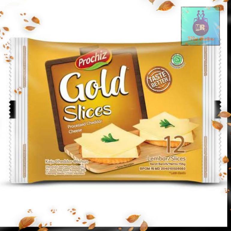 

✨MEGA ⚡ALE✨ Prochiz Gold Slices isi 12 lembar / Keju Slice / Keju Lembaran