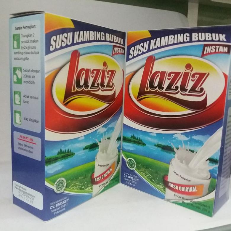 

Terlaku.../ LAZIZ Susu Kambing Bubuk Instan 200 Gram Solusi Untuk Kesehatan PARU PARU