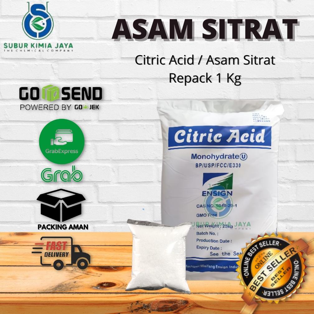 

Dijamin Ori>/ Citric Acid / Citrun acid / Asam Sitrun / Asam Sitrat 1 KG