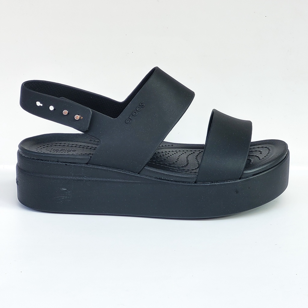 Sandal Crocs Brooklyn Low Wedge | Crocs Brooklyn Tali | Sandal Crocs Wedges Wanita