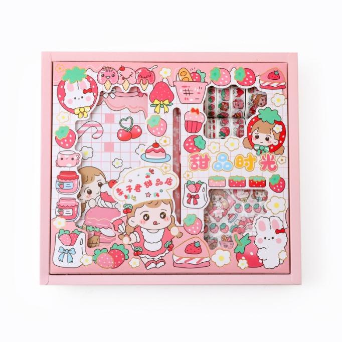 

Set Stiker Cute Diary Diy Book Set Korea Style Cute Stickers Set